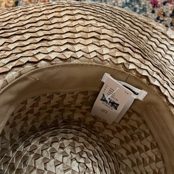 Anthropologie large Stylish Straw Sun Hat new with tags large main image 5